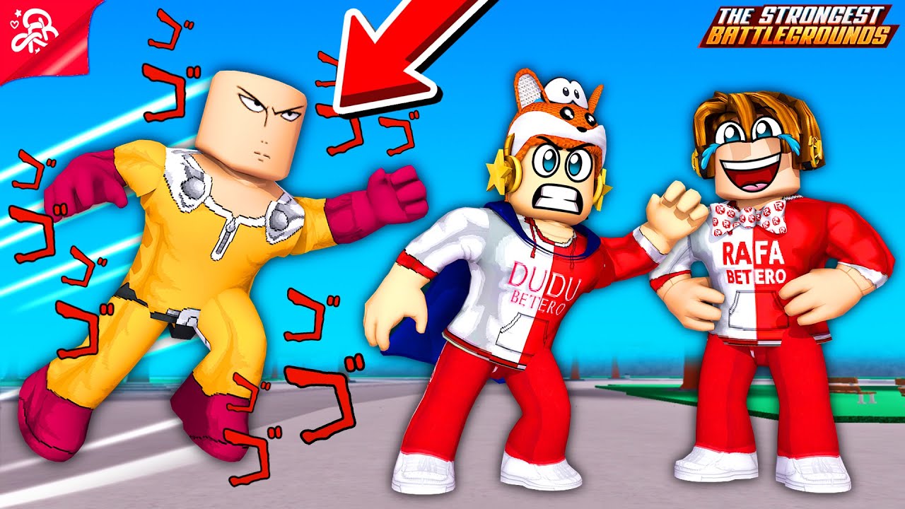 TROLLEI MEU IRMÃO COM 2X1 NO STRONGEST BATTLEGROUNDS! (Roblox)