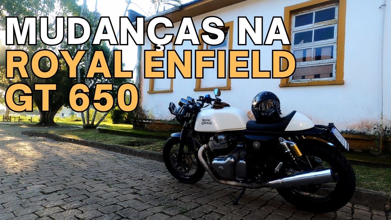 CUSTOMIZAÇÃO NA ROYAL ENFIELD CONTINENTAL GT 650