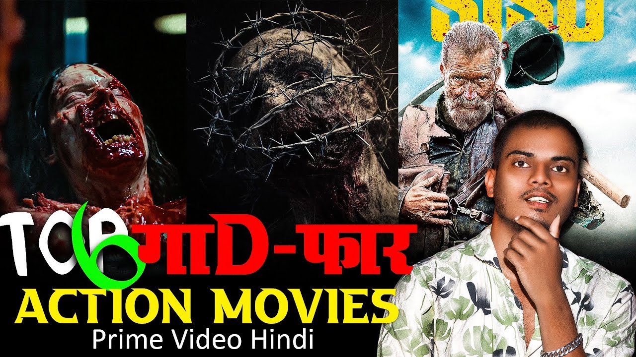 Top 6 Best Hollywood Brutal Action Movies 😱 | Hindi Dubbed Available Prime Video | SR Screen Review