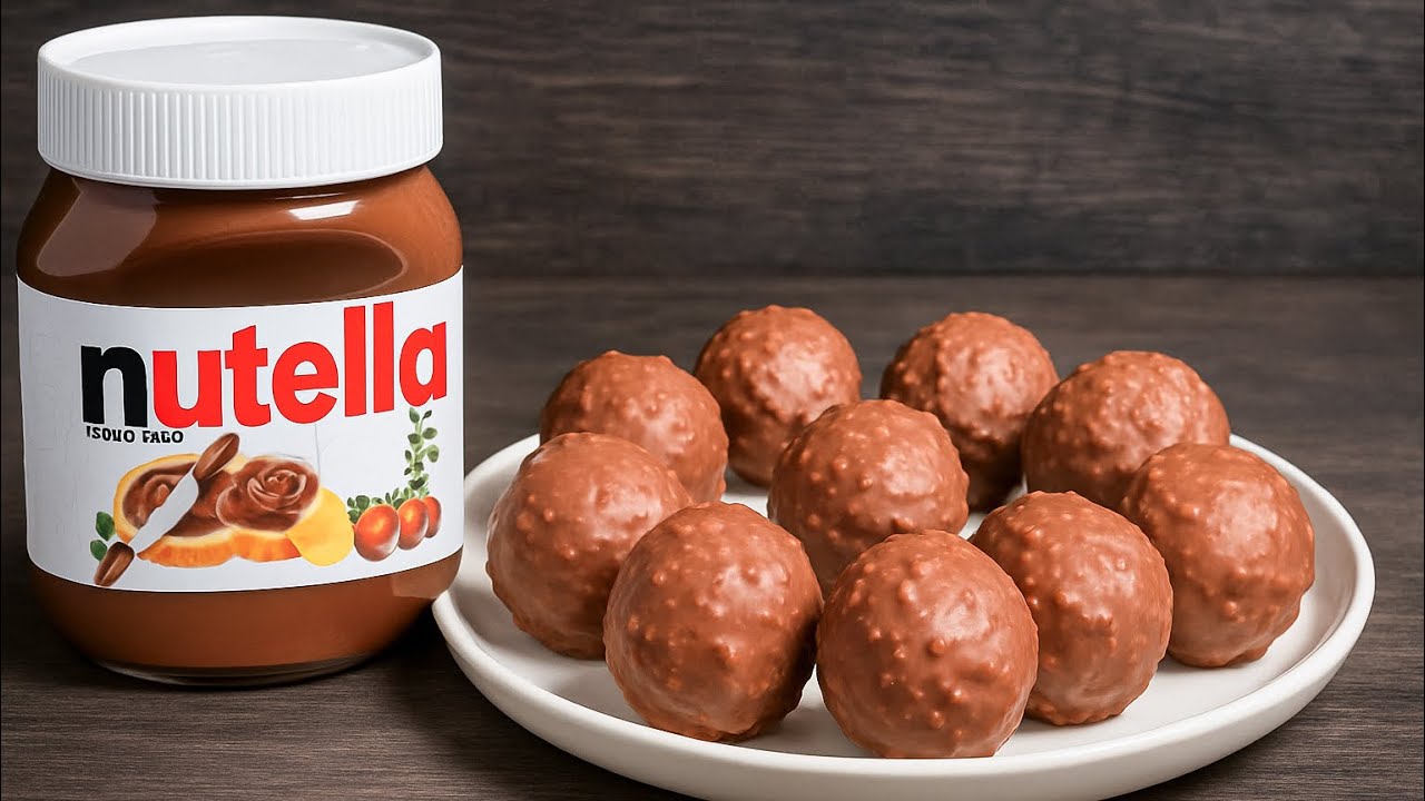 Alle fragen nach dem Rezept! Erdnuss-Nutella-Bonbons in 10 Minuten 🍫🔥