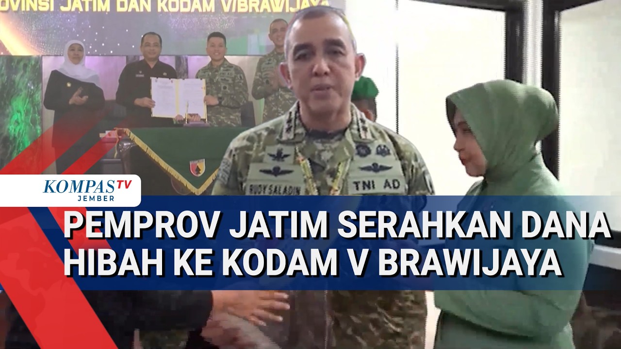 Khofifah Serahkan Dana Hibah ke Kodam V/Brawijaya, Perkuat Sinergi Pembangunan