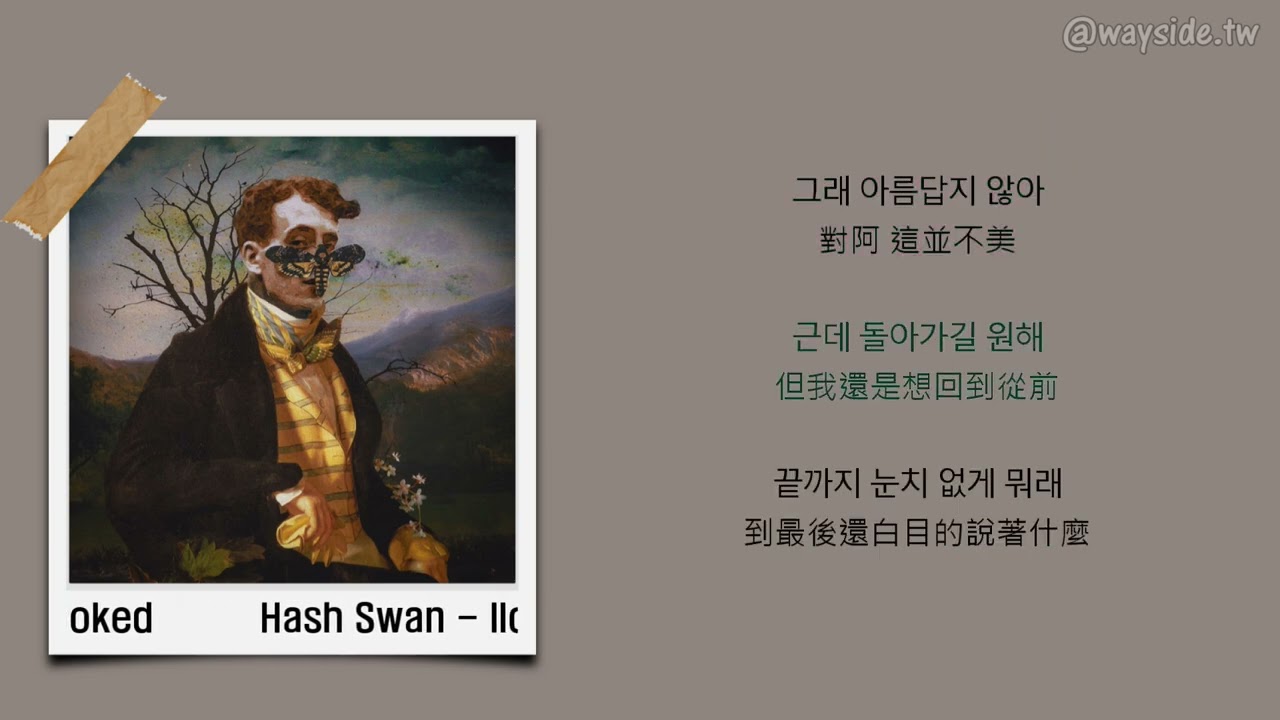 [韓 / 繁中字] Hash Swan - IlovedyouevenwhenIsmoked