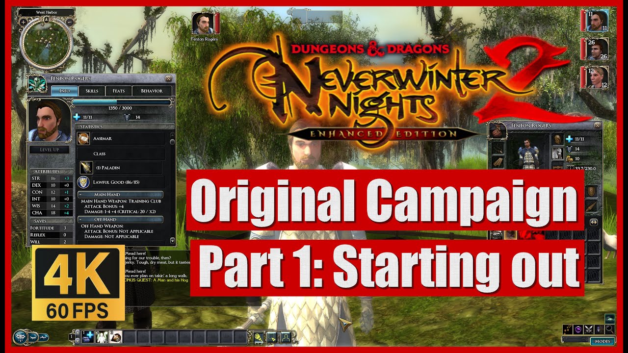 Neverwinter Nights 2 Enhanced Edition Original Campaign Part 1 Starting out