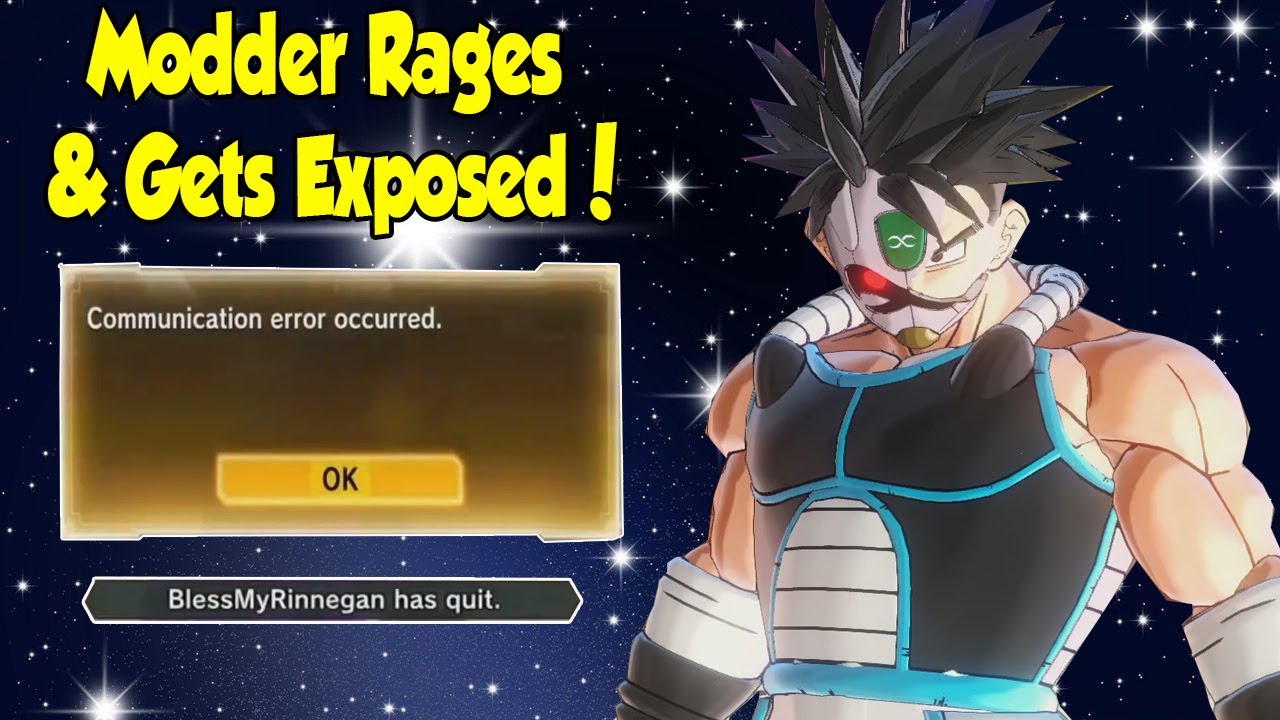 Xenoverse 2 Modder Rage Quits After Being Destroyed 😂