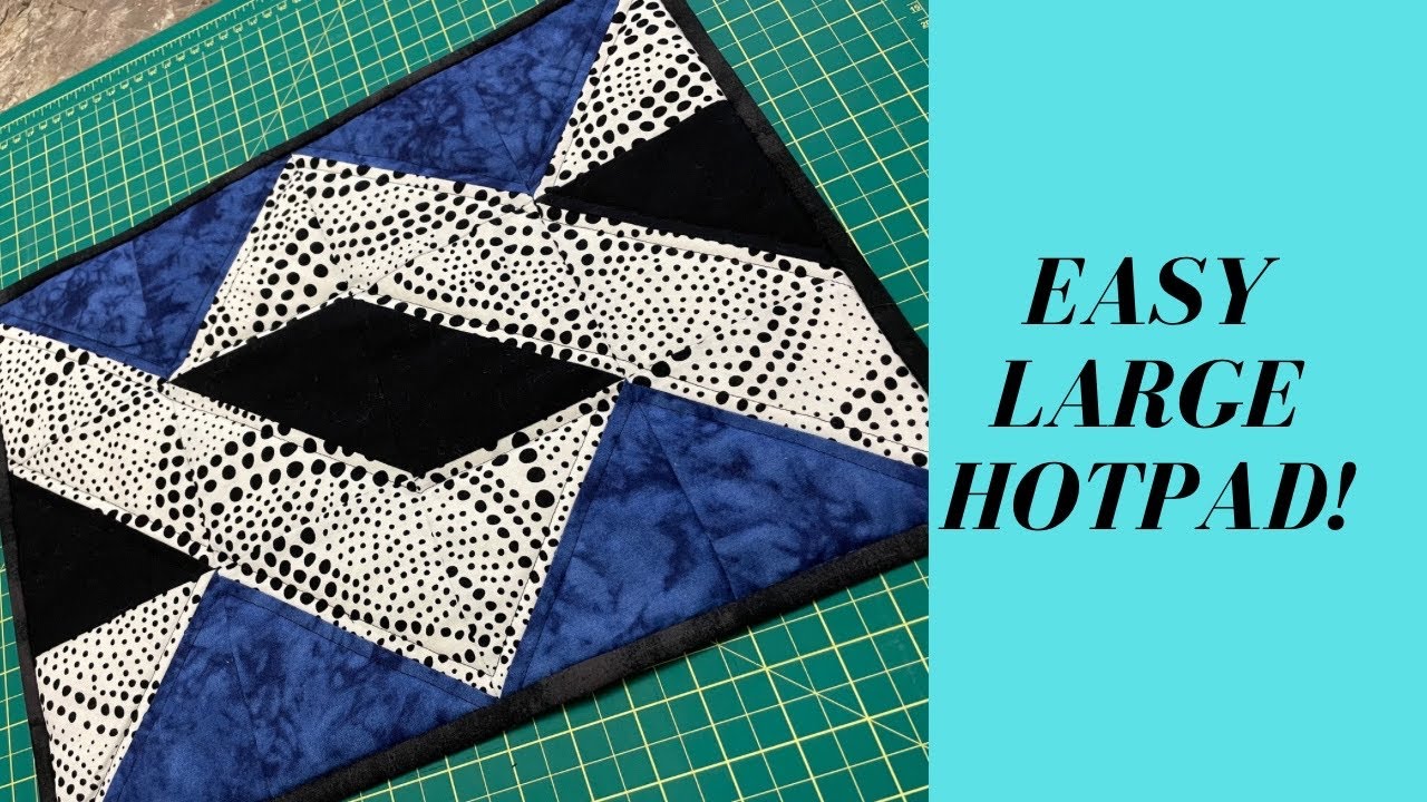EASY large Hot Pad! Twisted pole pattern. [Beginner Friendly]