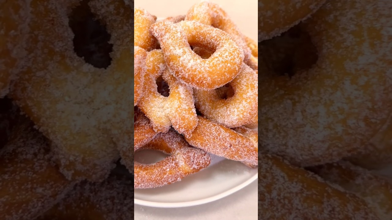 GRAFFE SENZA LIEVITAZIONE E SENZA UOVA Ricetta Facile - Fatto in Casa da Benedetta