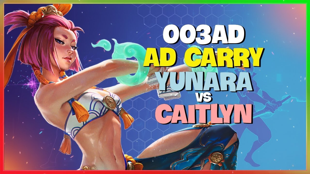 Rank 1 Yunara : This Rank 1 Aphelios is CRUSHING Caitlyn in Challenger Elo - Engsub