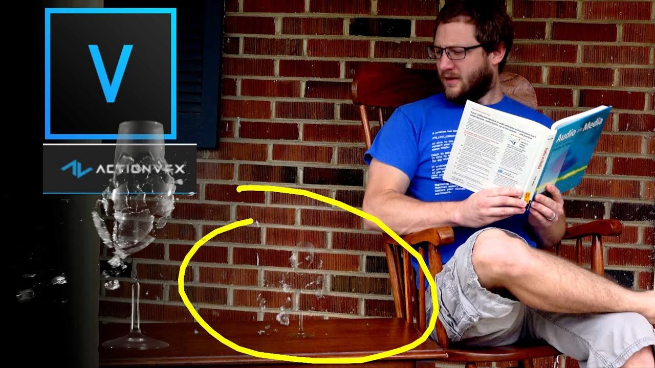 Add a Breaking Champagne Glass with ActionVFX and VEGAS Pro 18