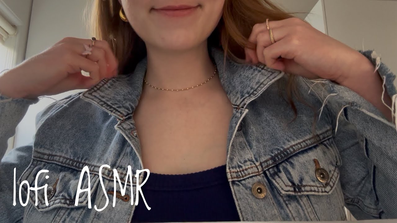 lofi ASMR fabric scratching and mouth sounds 