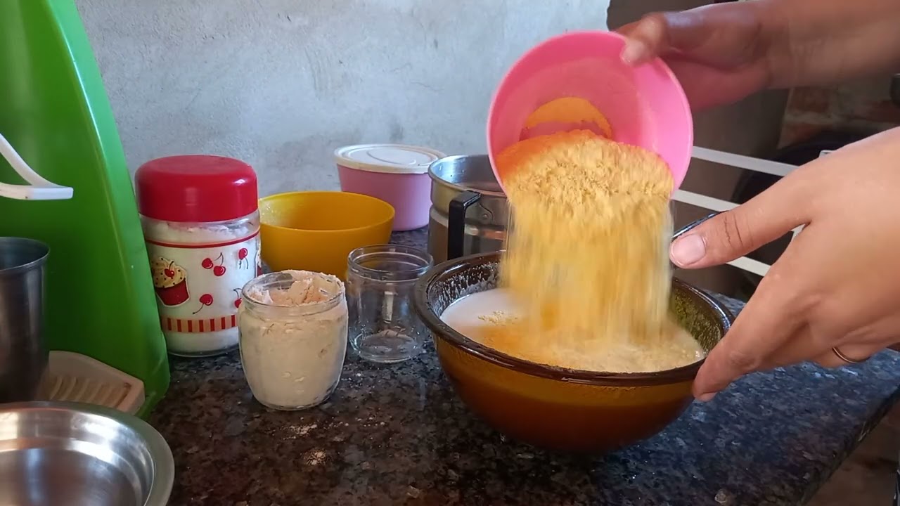Fiz bolo de fubá +o meu filho está muito dodói 🤒 se inscreva-se deixe o like se vcs gostarem 