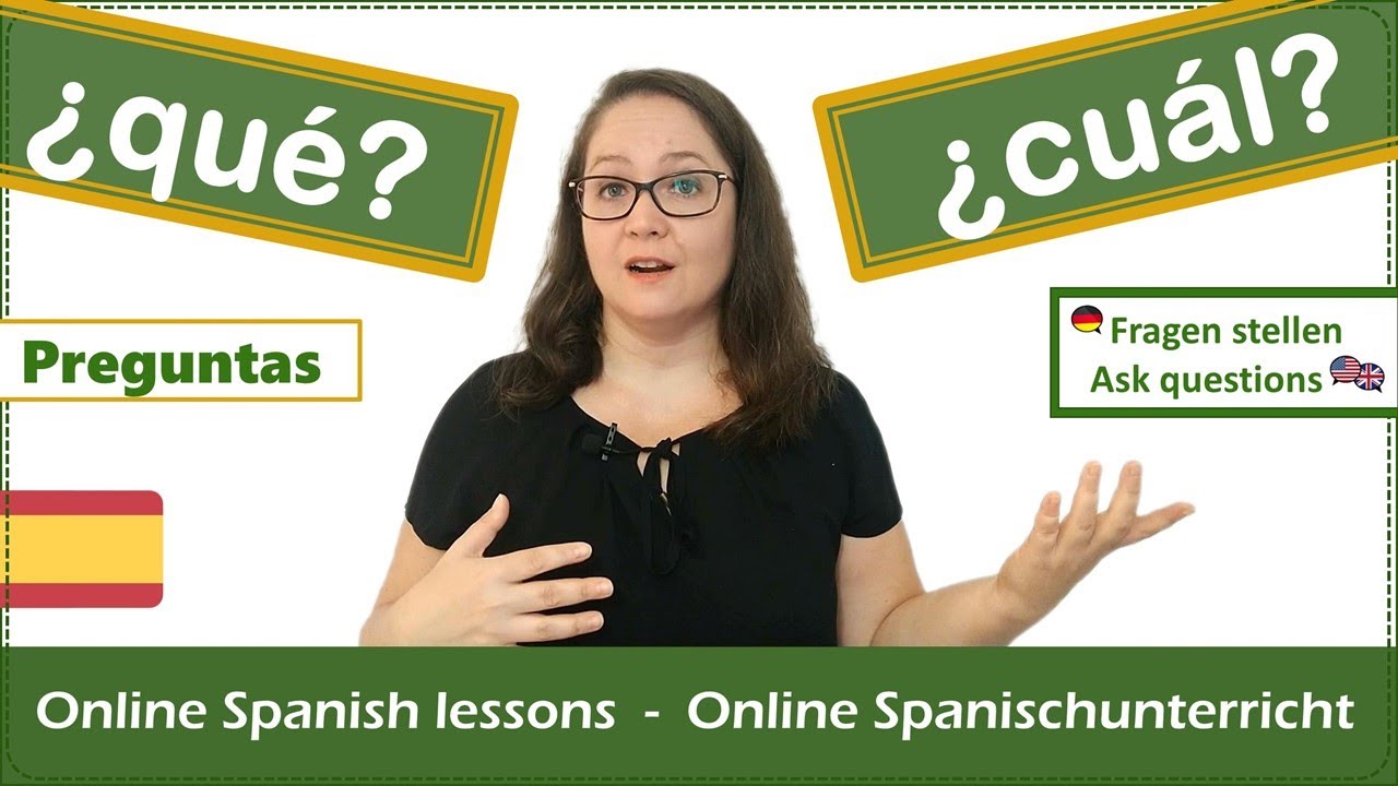 ✨Diferencia entre qué o cuál │Principiantes español │Español intermedio