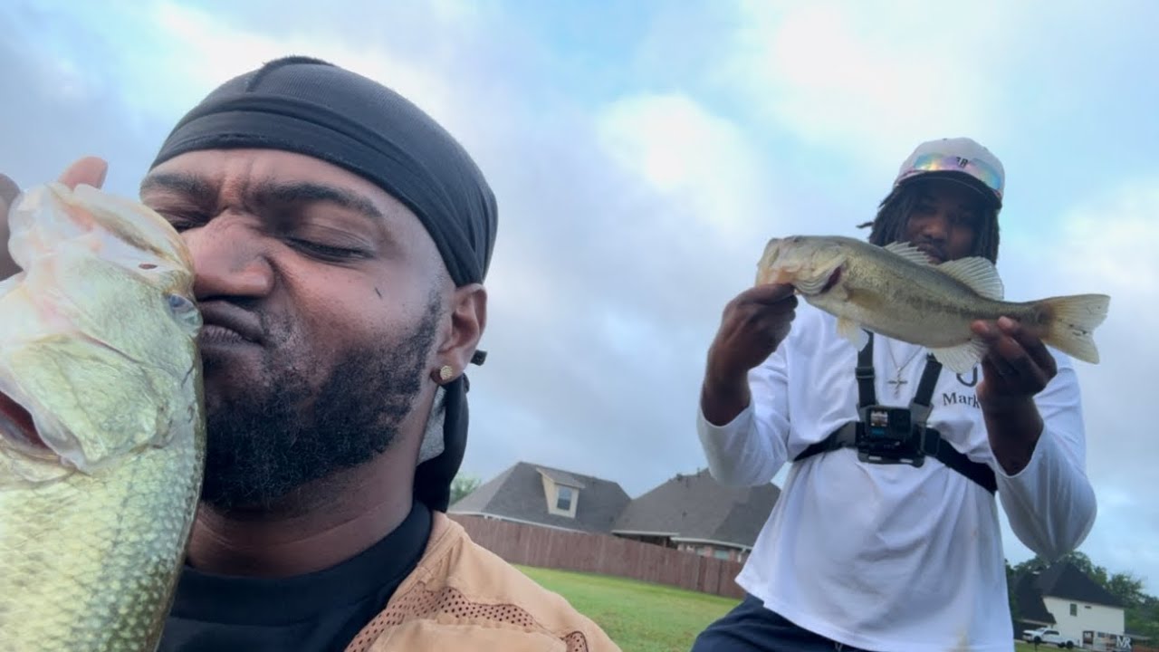 Feels good to be back fishing ! 1v1 3pt challenge #fun #fishing #fishingvideo #bassfishing