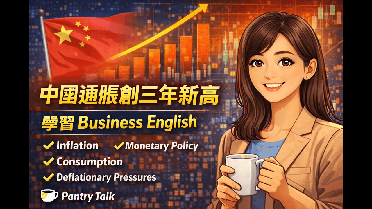 學習 Business English｜中國通脹升至近 3 年新高？｜5 個你一定要識嘅商業英語