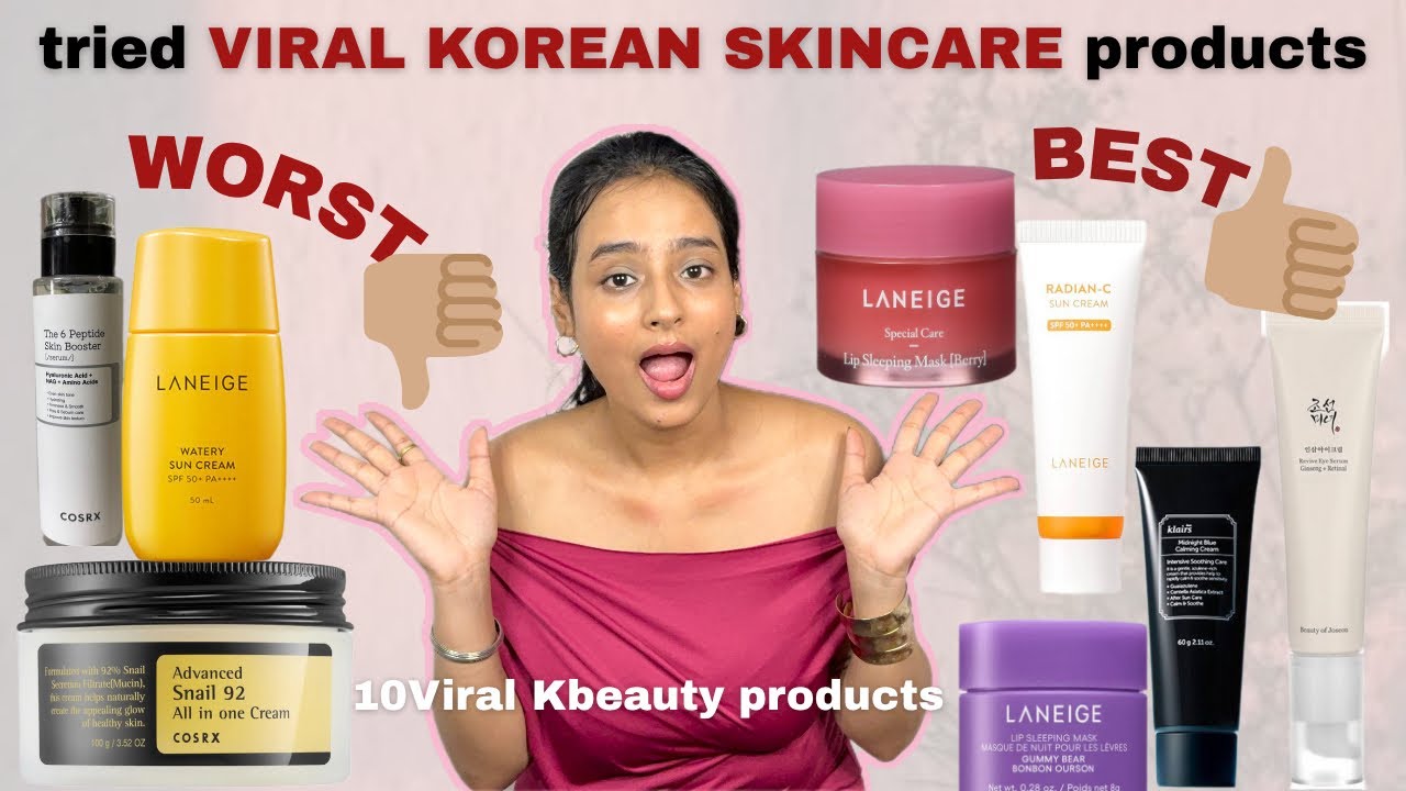 Best😲& Worst🥴 Viral Korean Skincare I tried - Honest Review💯