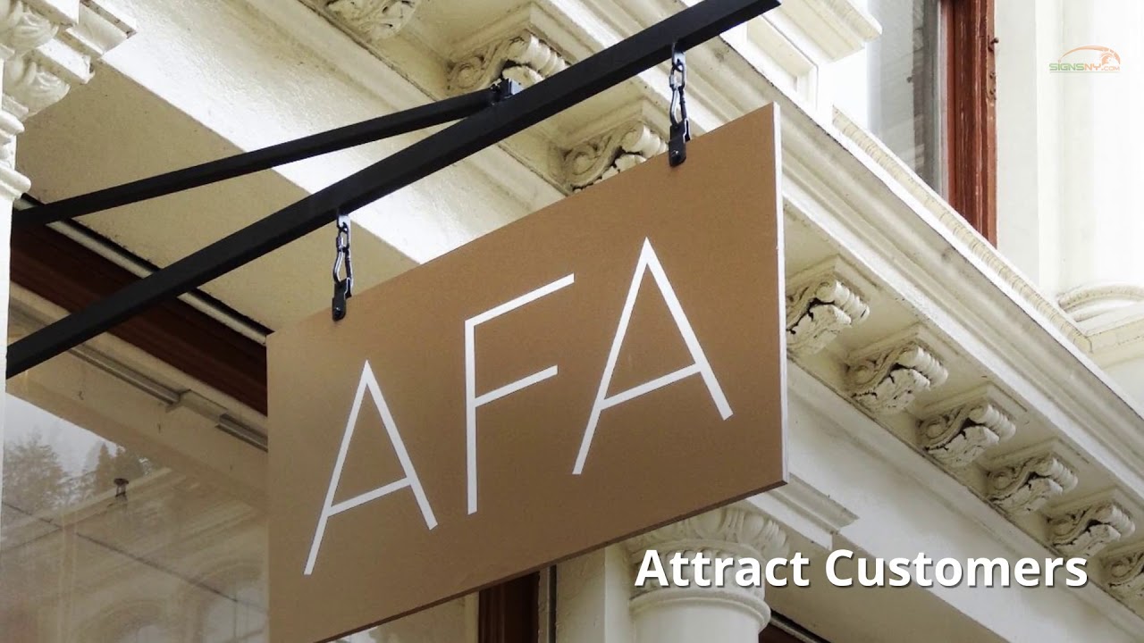Different Types of Blade Signs for Retail Establishment