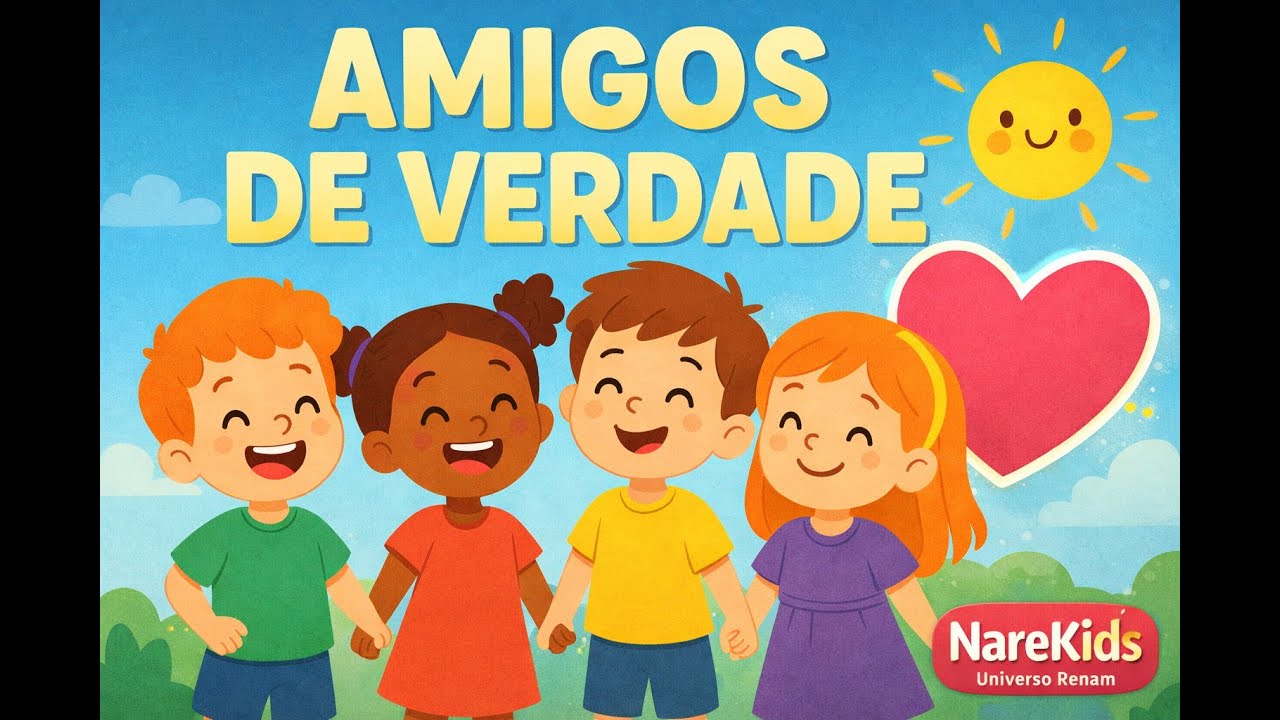 Amigos de Verdade 🤝 | Música Infantil sobre Amizade e Respeito - Tito Alegria