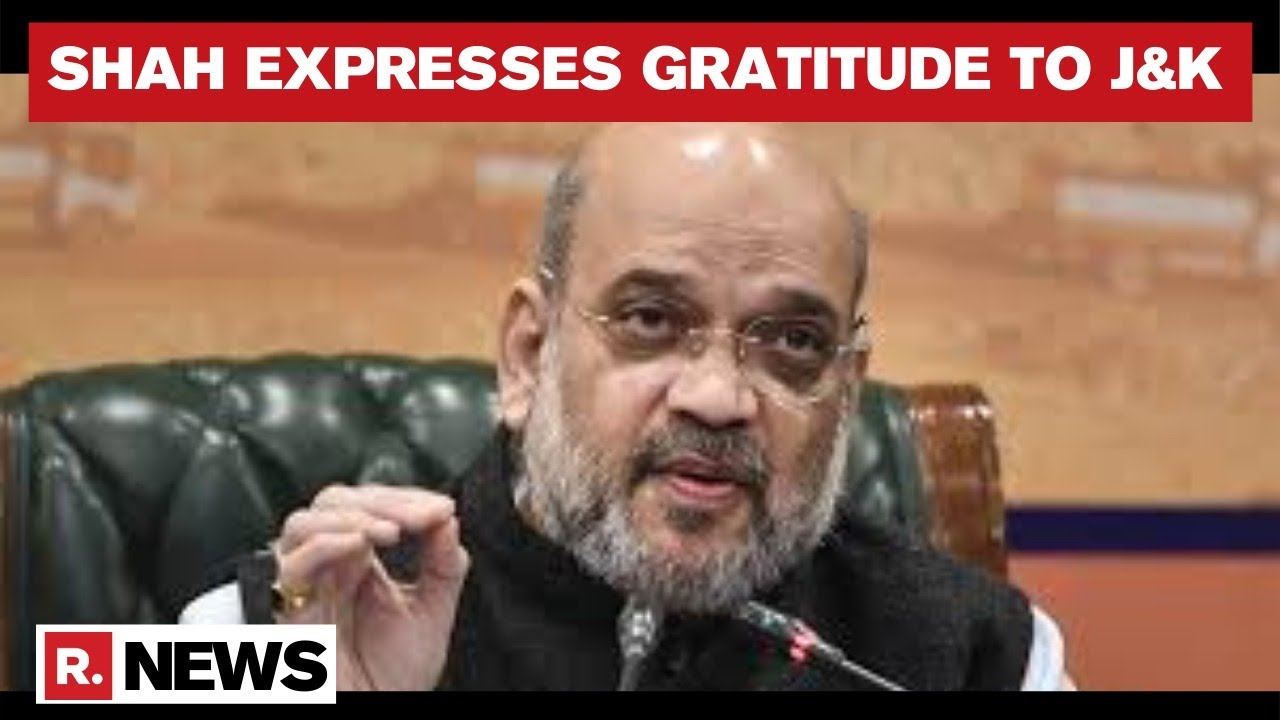 Amit Shah Lauds Mass Participation In DDC Polls, Thanks People For Reposing Faith In BJP