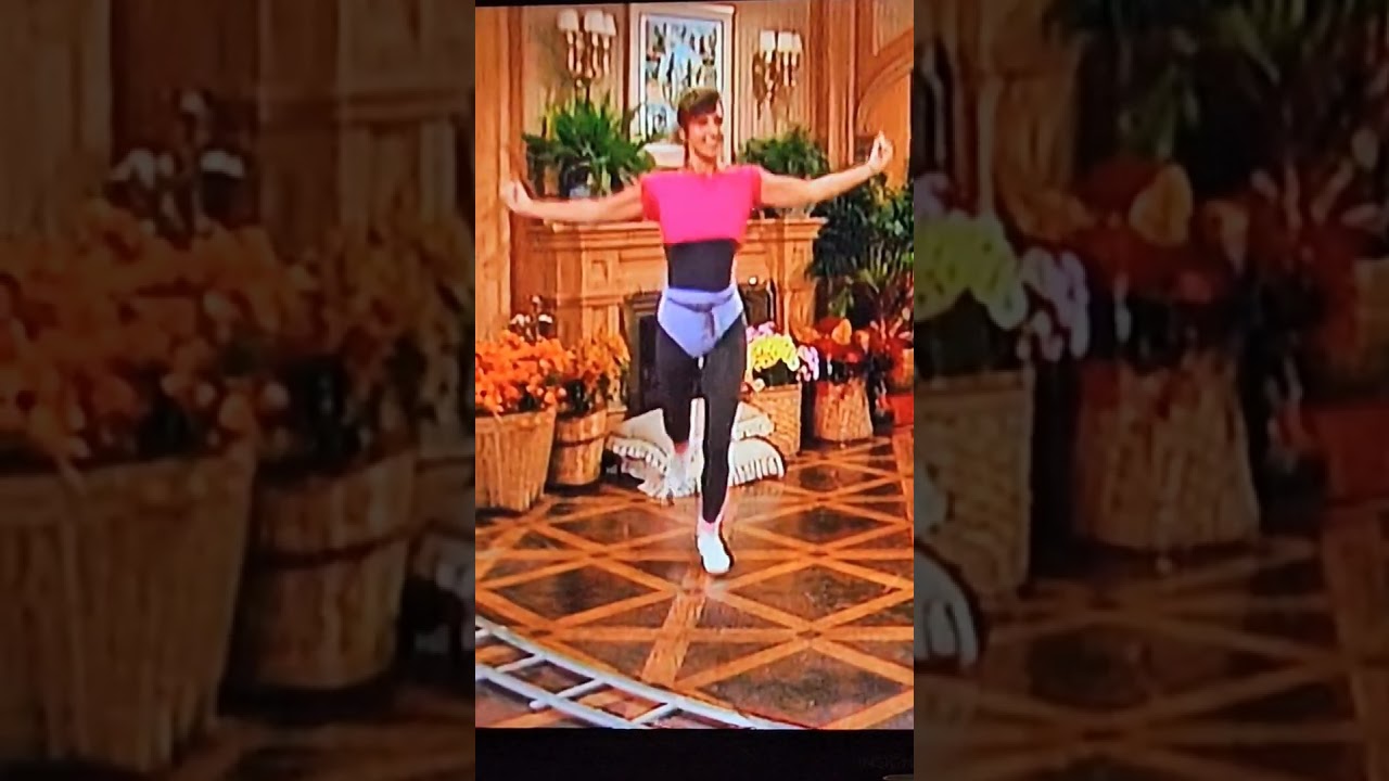 Erin Gray Exercising