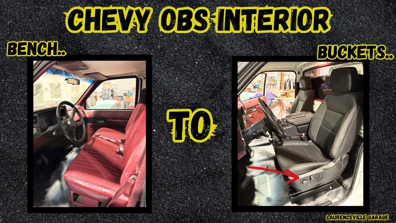 Бюджетная замена сидений для грузовиков Chevrolet/GMC OBS 1988–1998 гг. Инструкция по установке к...