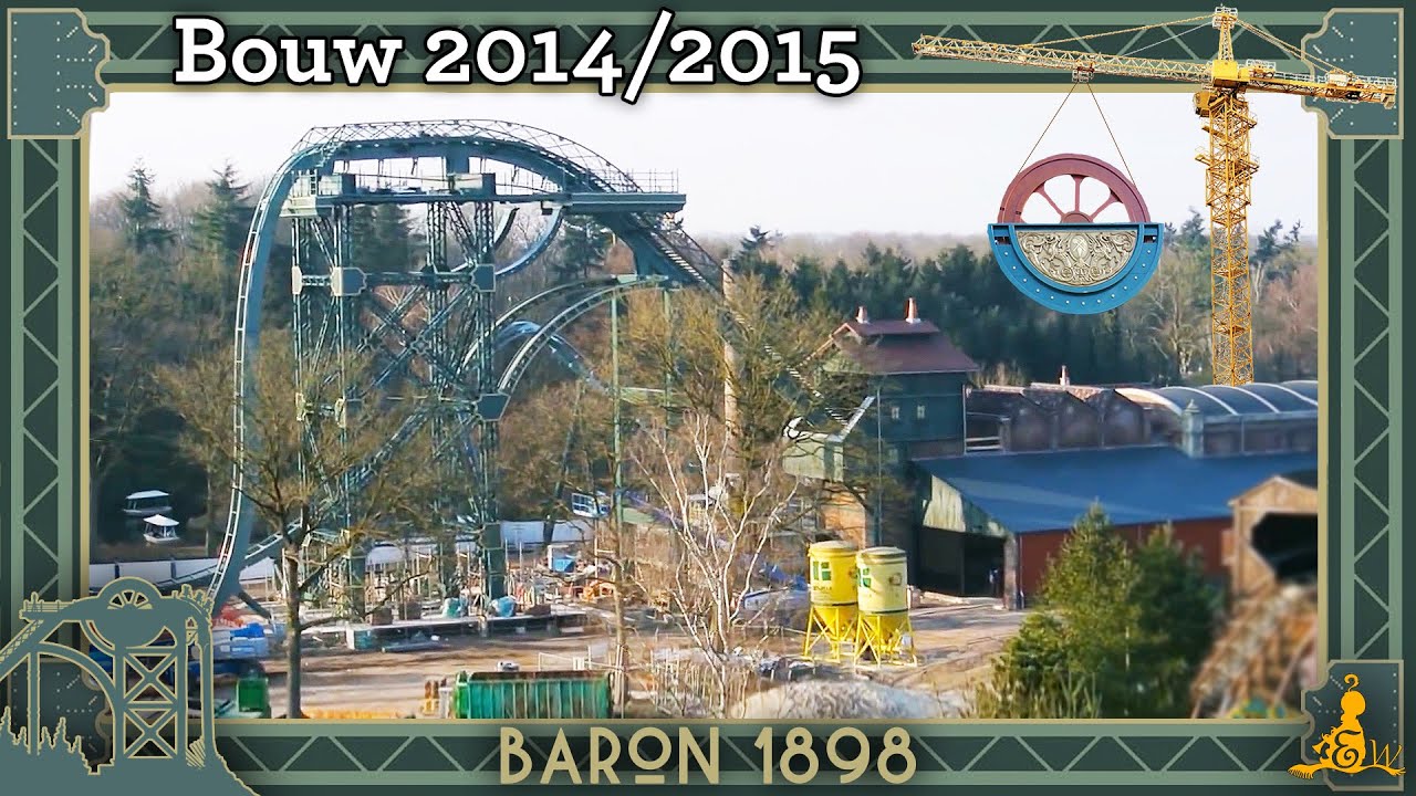 [#Efteling] Complete bouw: Baron 1898 (Dive Coaster) - 2014/2015