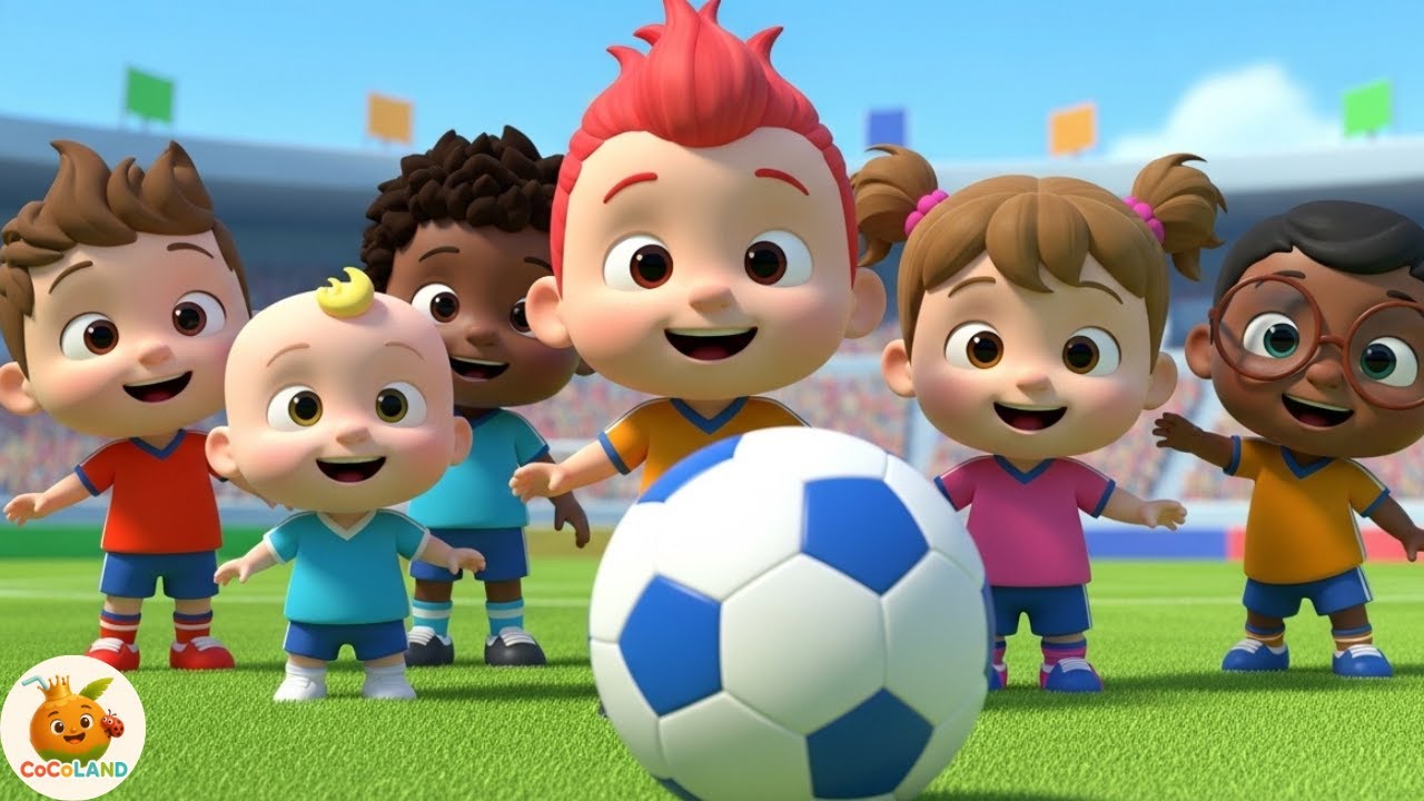 ⚽ Soccer Song (Football Song) for Kids! | Nursery Rhymes & More Fun Songs by CoCoLand