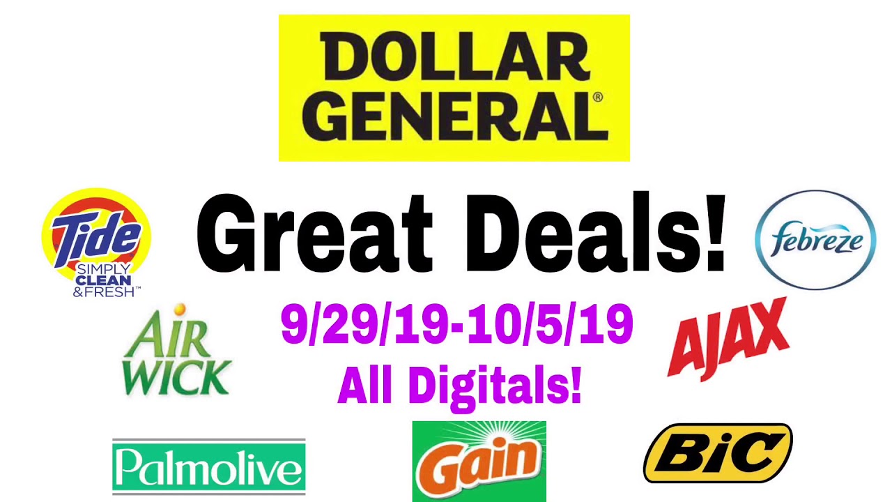 Great Deals at Dollar General this Week!