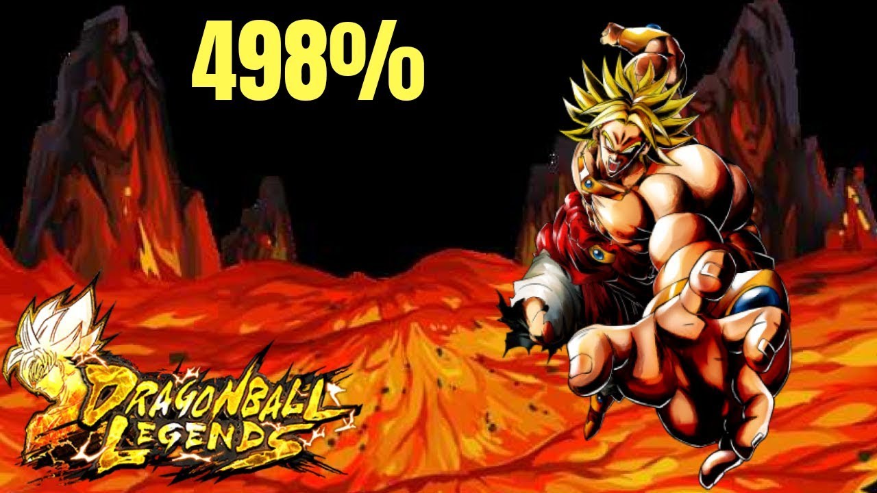NEW LSSJ Broly 498% Showcase | Dragon Ball Legends