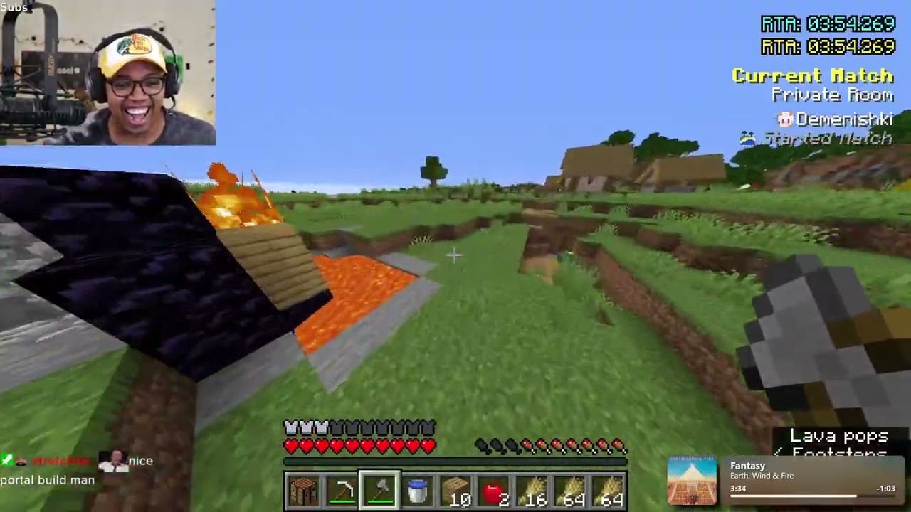 January 9, 2026 | 1v1ing @deme MINECRAFT SPEED RUN RANKED