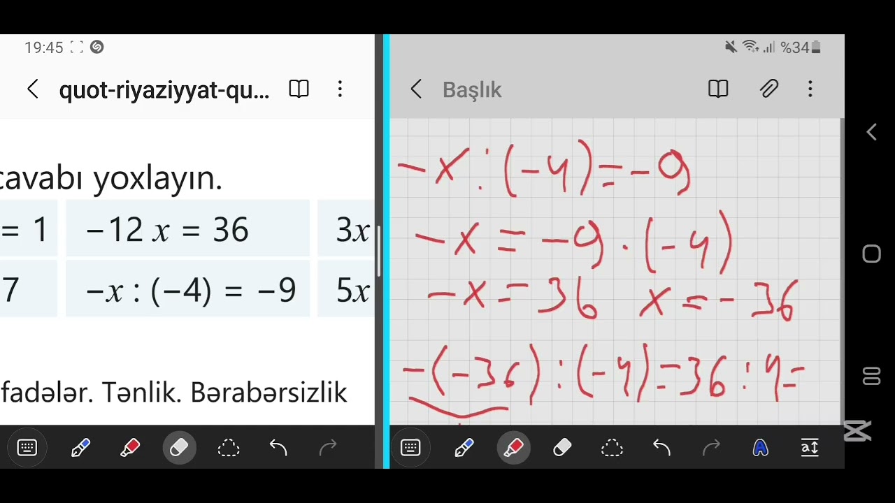 6-cı sinif Riyaziyyat | 2-ci hissə | Səh. 38, 39