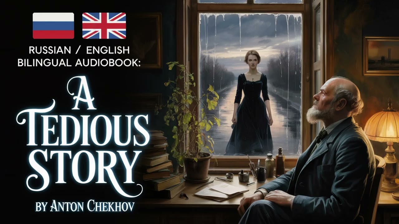 A Tedious Story by Anton Chekhov - Russian / English Bilingual Audiobook