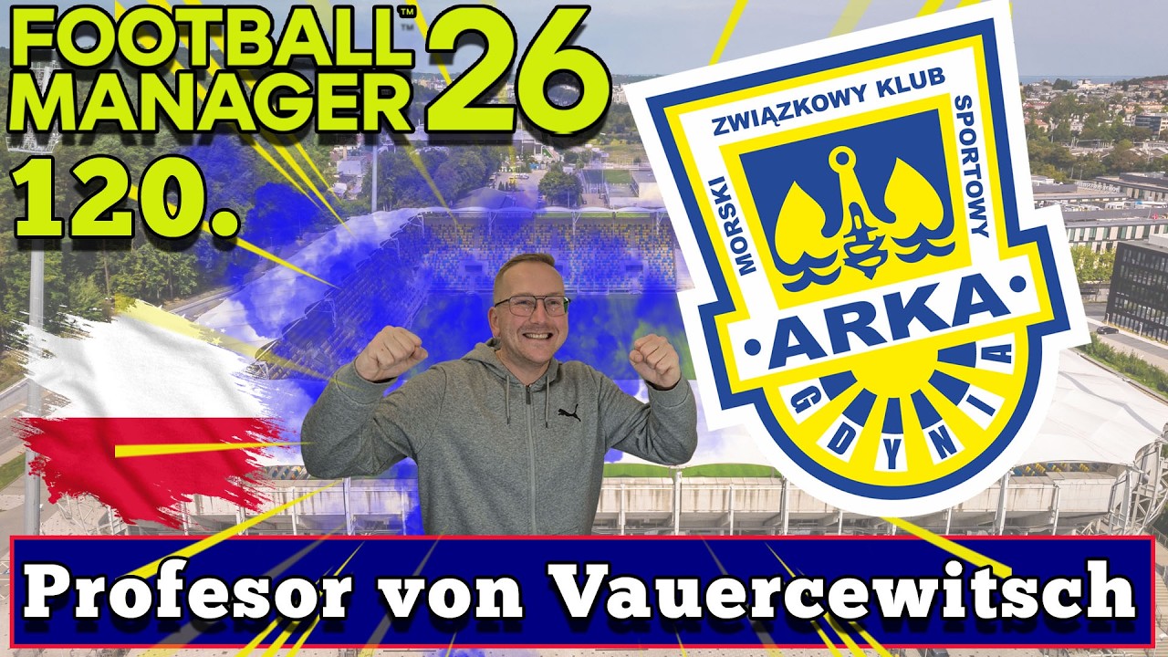 Profesor von VaueRCewitsch i zaginione trofea | Football Manager 2026 | #120 Budowanko.