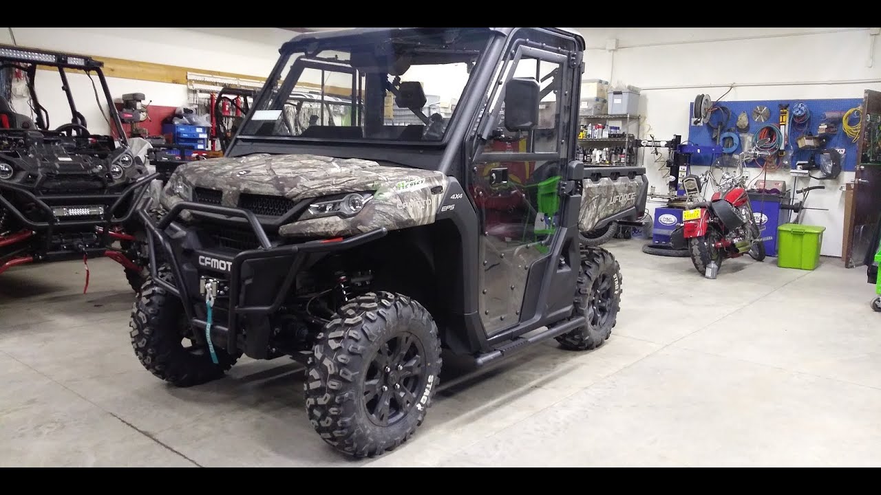 2021 CFMoto U-Force 1000 Hester Edition. Cab, heater, Shocks and more!