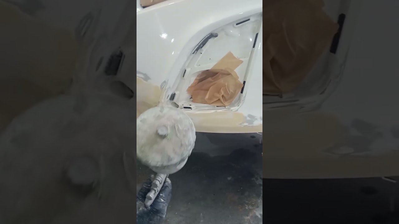 Baştan sona tampon kırığı kaynağı boyama işlemi 🚙