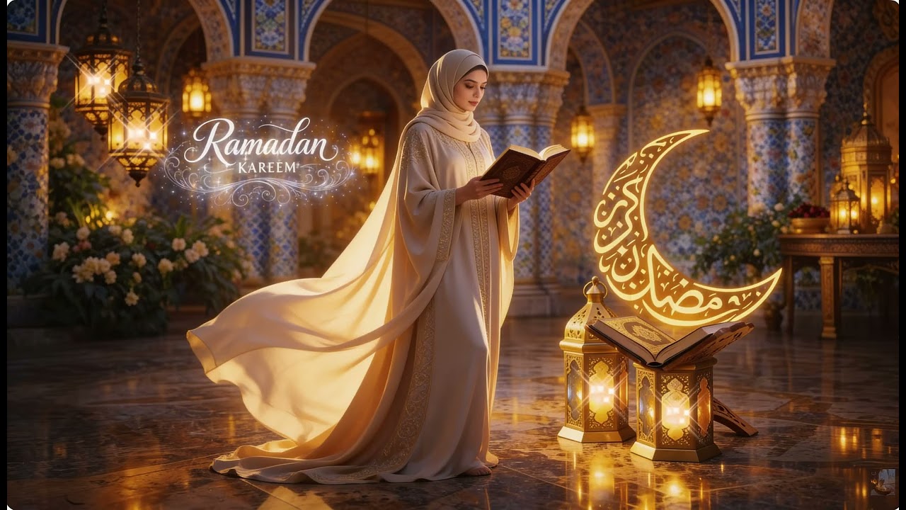 Ramadan 2026 Ambience 4K | Cozy Night Jazz, Piano & Islamic Lantern Glow