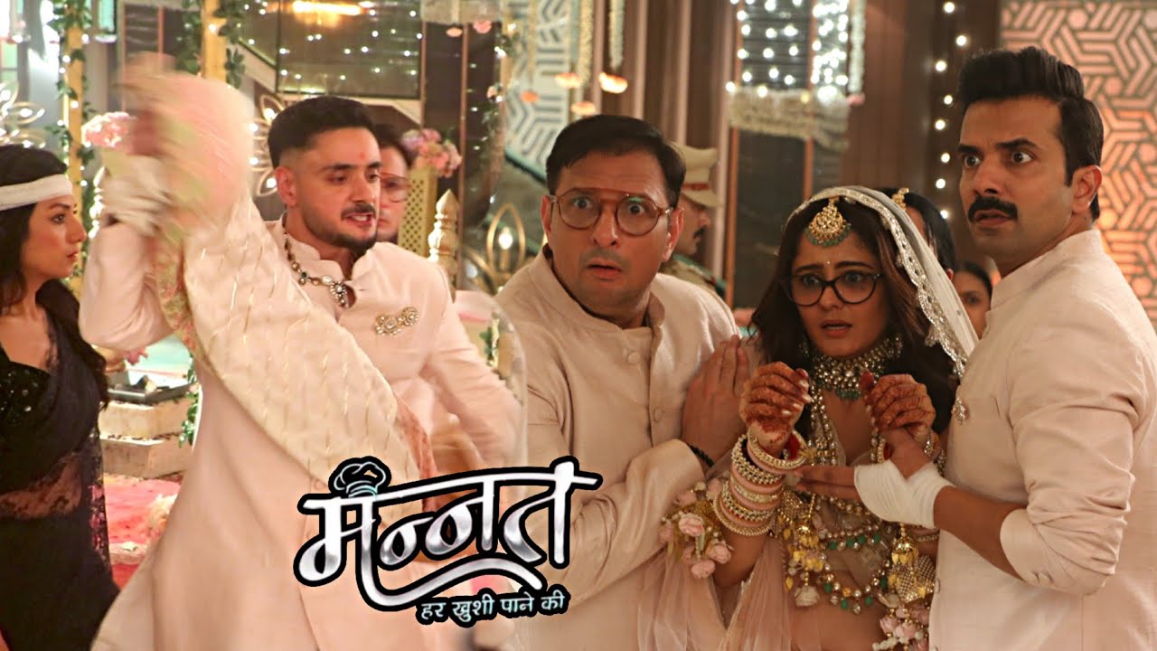 Mannat || Colour Tv || Vikrant Ne Mannat Ko Mara Dhaka || On Set