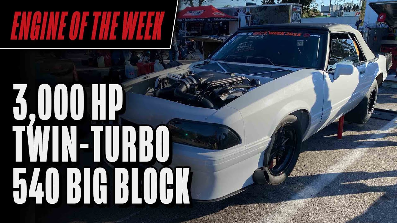 Devin Vanderhoof's 3,000-HP 540 cid Twin-Turbo Big Block Chevy Engine