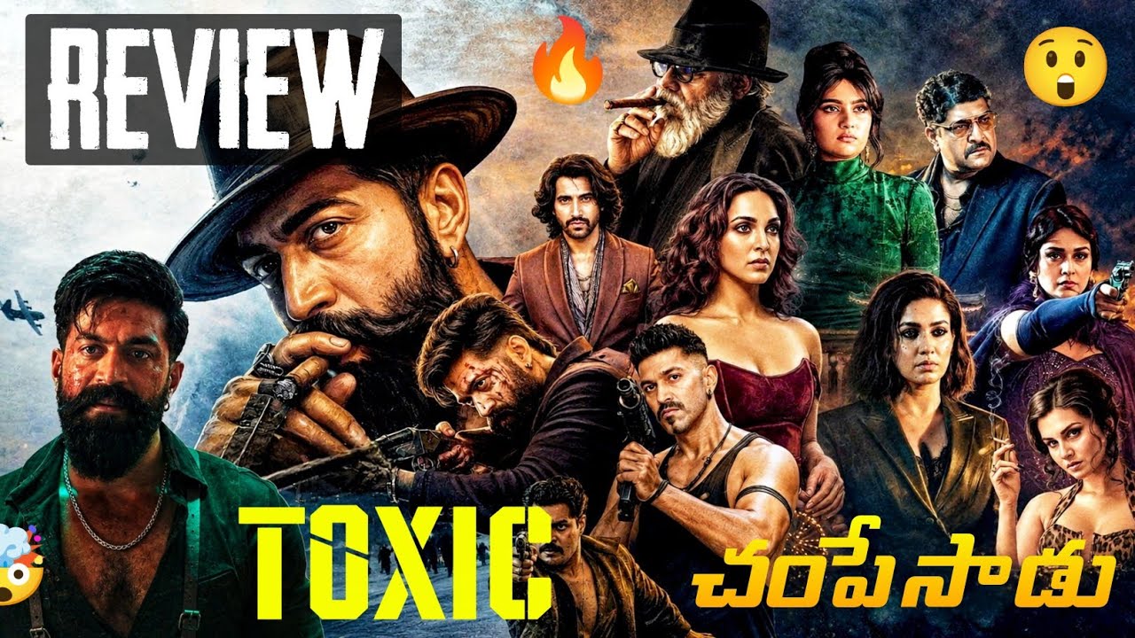 Toxic Review Telugu | Toxic Movie Review Telugu | Toxic Telugu Review | Yash Toxic Movie Review