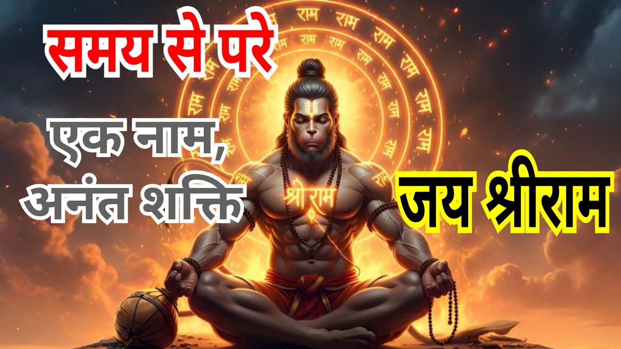 रामनाम महामंत्रजप। रामनाम के चमत्कार। समय से परे।शुन्य से ब्रह्मांड तक रामनाम की गूंज। 