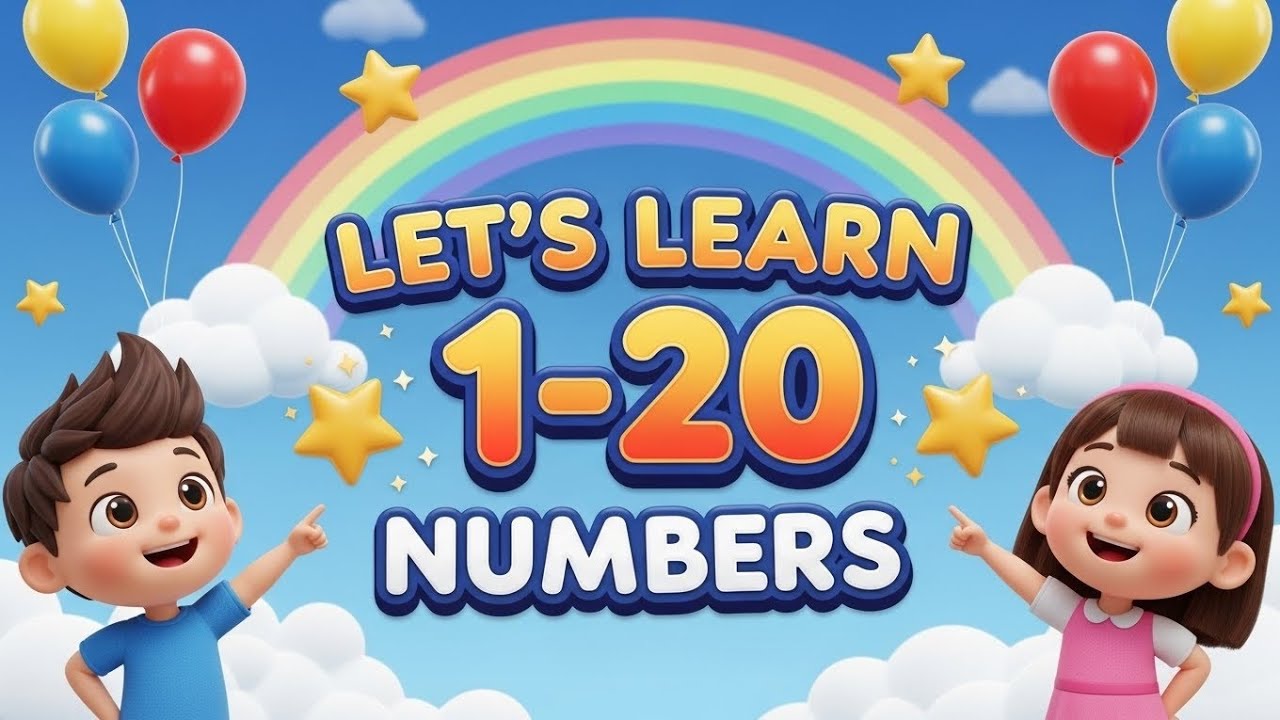 Learn Numbers 1 to 20 with Pictures | Count Numbers| 1 - 20 Number for preschool kids