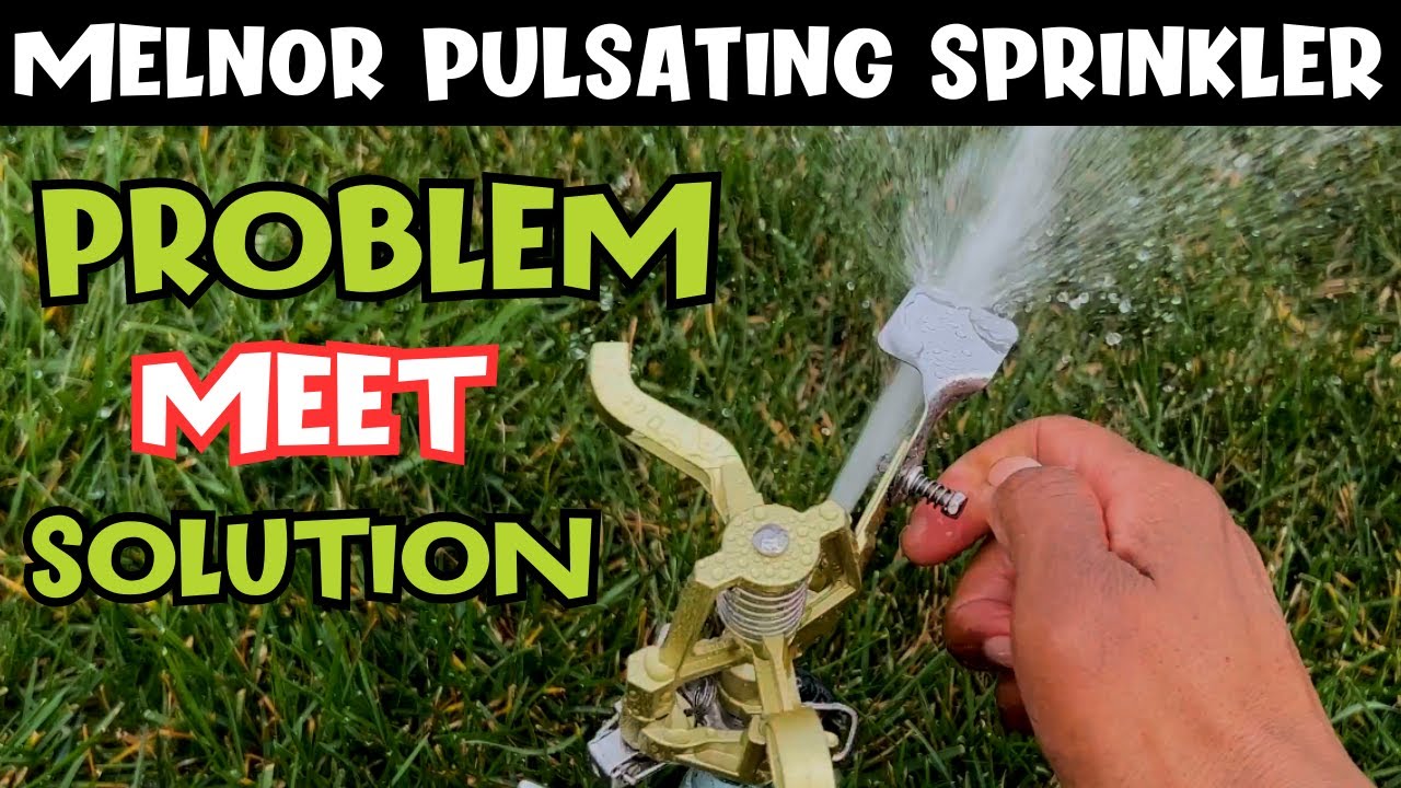 No Irrigation? No Problem! Meet the Melnor Pulsating Sprinkler!