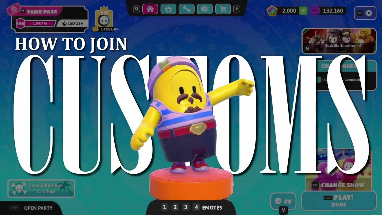 How to join in a Custom Fall Guys lobby (and how to Snipe)