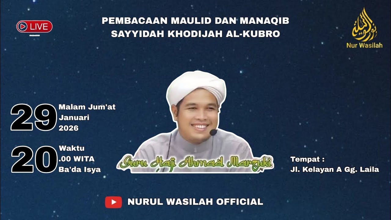 Pembacaan Maulid dan Manaqib Syaidah Khodijah