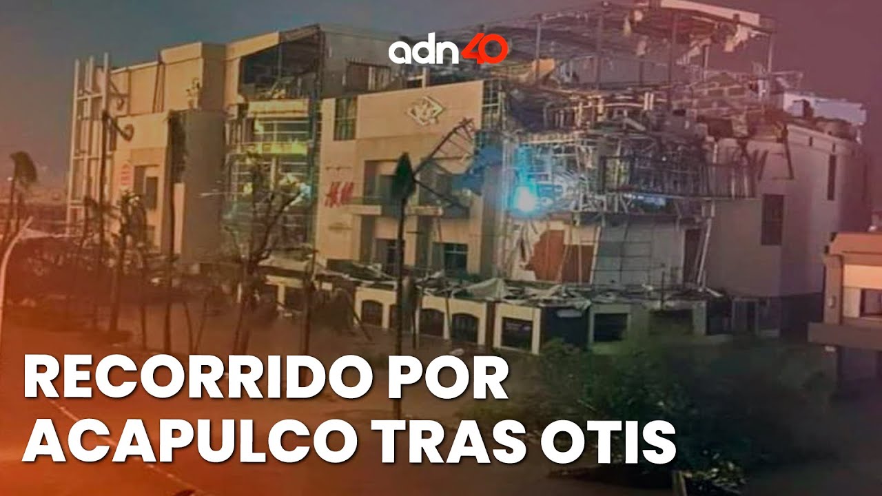 Un recorrido por las calles de Acapulco donde se muestra la destrucción que dejó el huracán 