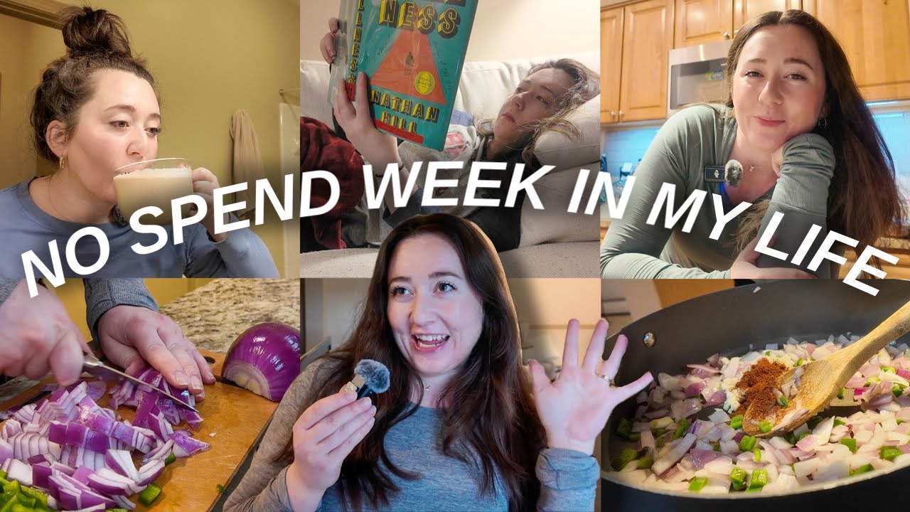 NO SPEND WEEK CHALLENGE 💸 routine work week saving money + budget-friendly tips