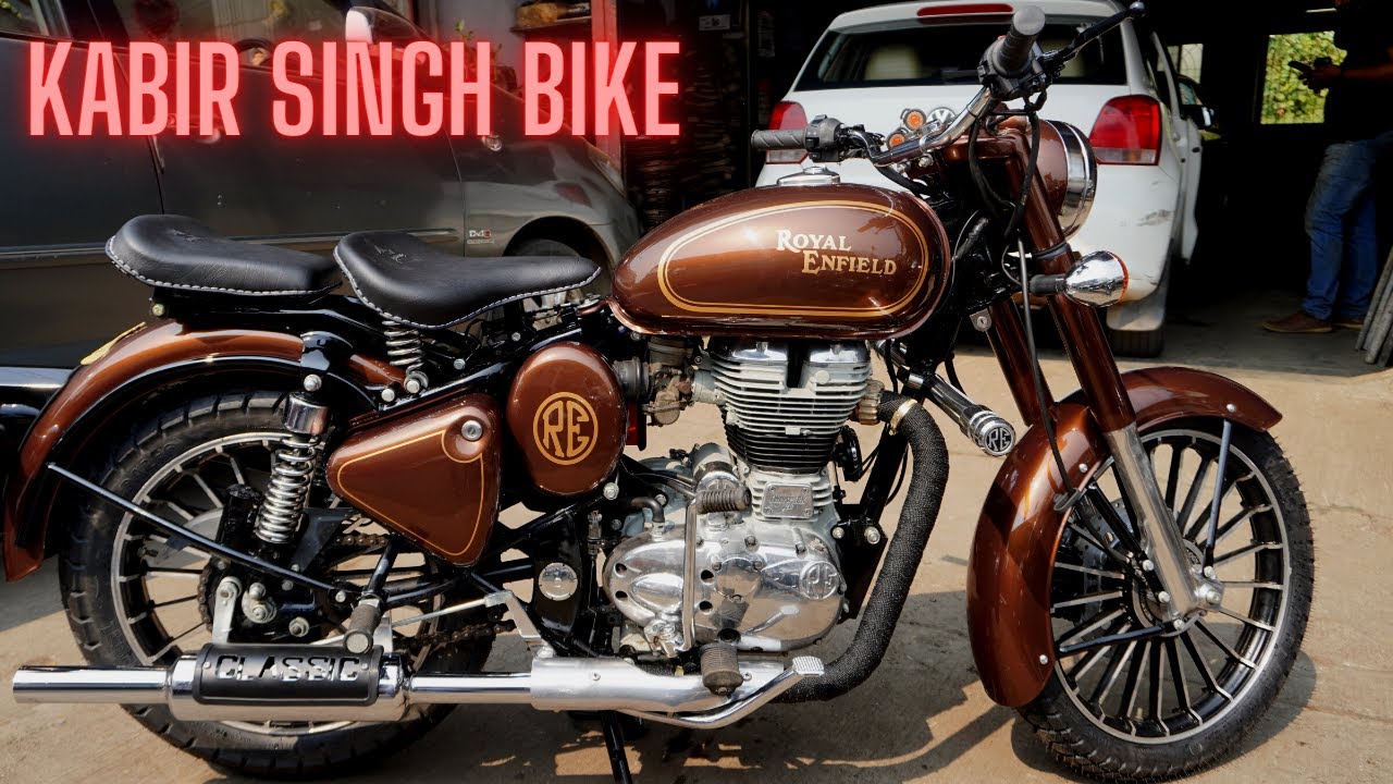 Kabir Singh Bike Full Video  I Royal Enfield Classic 350 I Modified I Repainting