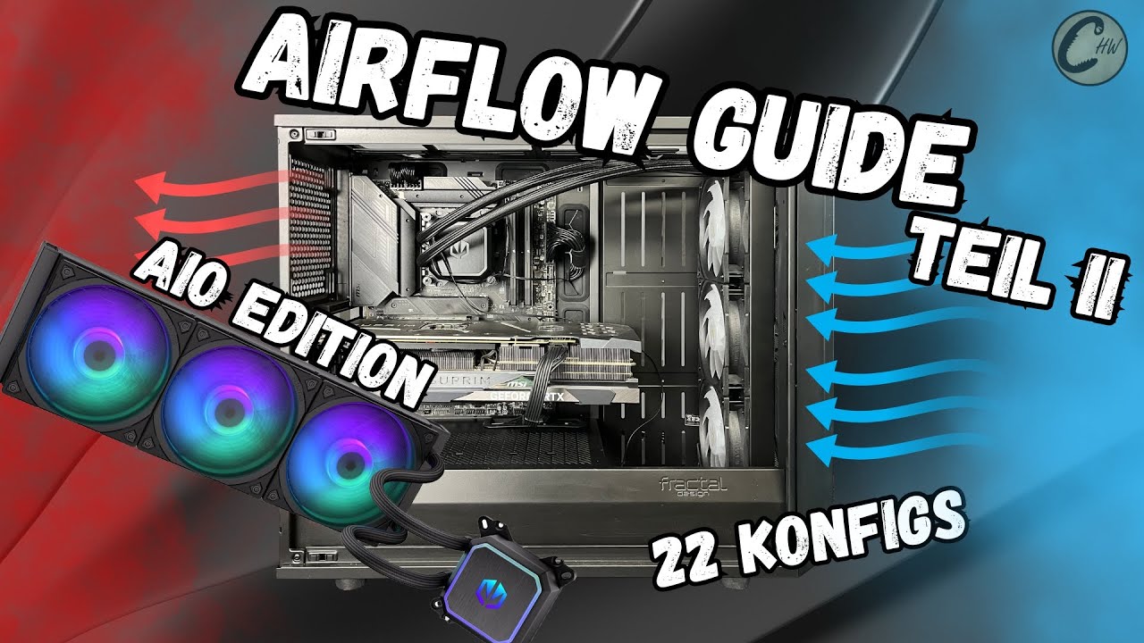 Der OPTIMALE AIRFLOW im Gehäuse | Teil 2 - AIOs | Airflow Guide 2024