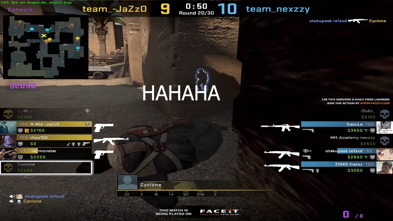 CHEATING ON FACEIT PREMIUM LEVEL 10 .