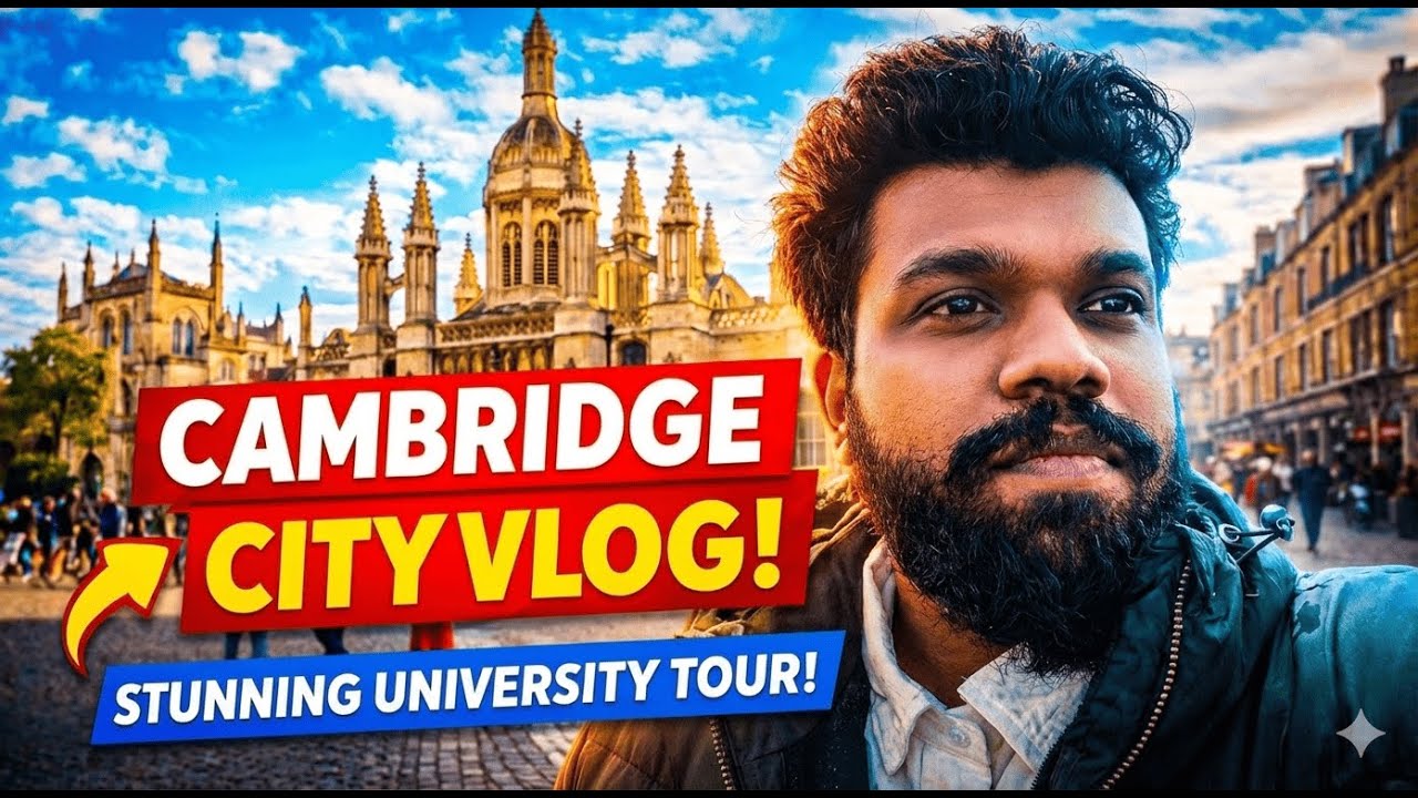 Cambridge City Vlog 🇬🇧 | Cambridge University Tour & UK Life” | Museum and Fun