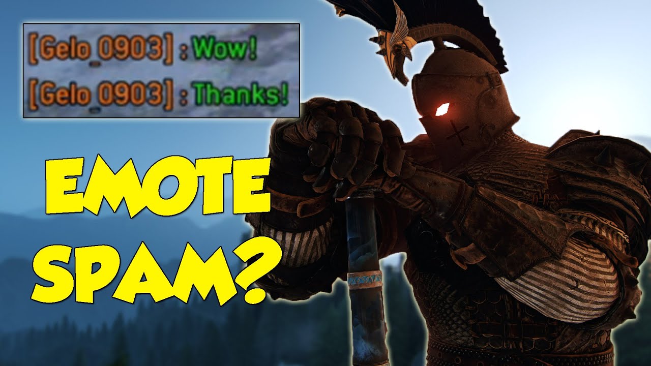 Самоуверенный Сюгоки становится токсичным, спамя эмоциями | For Honor