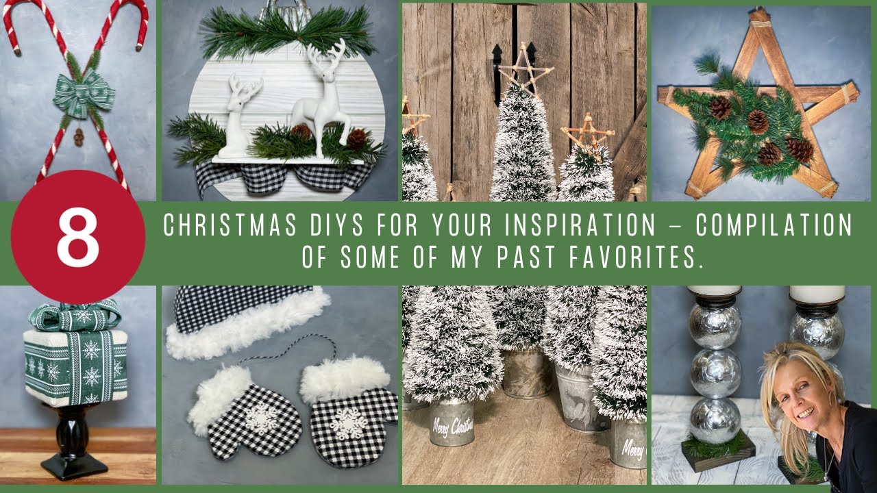 Compliation of 8 of my Favorite Farmhouse Christmas DIYs/Inspiration